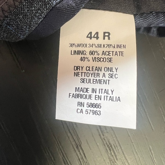 Monte Rosso Gray and Brown Checkered Blazer - Picture 4 of 4